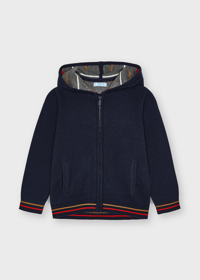 ECOFRIENDS woven knit hoodie for boy Art. 11-04369-068