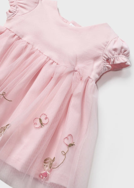 Embroidered dress newborn Art. 23-01802-092