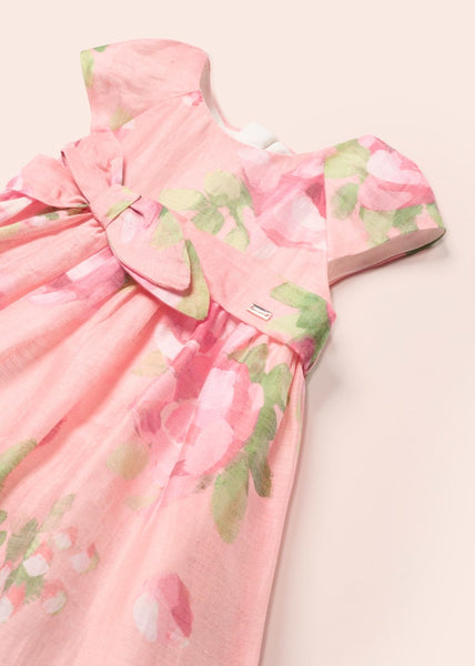 Floral linen dress baby Art. 23-01951-064