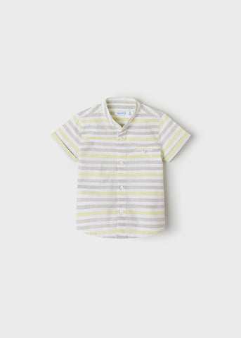 Grandad collar stripes shirt baby boy Art. 22-01113-010