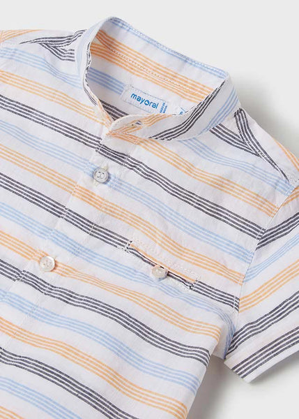 Grandad collar stripes shirt baby boy Art. 22-01113-011