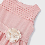 Guipure combined dress girl Art. 23-03910-011