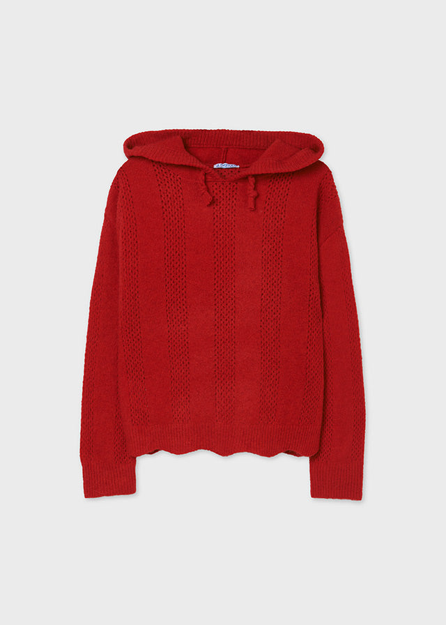 Hooded jumper for teen girl Art. 11-07354-031