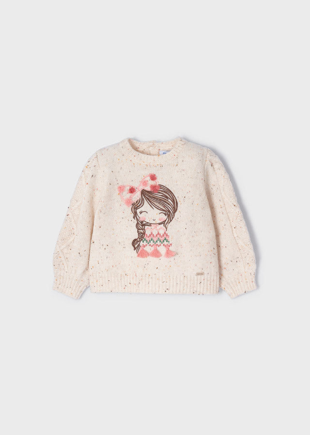 Embroidered sweater for baby Art. 12-02313-034