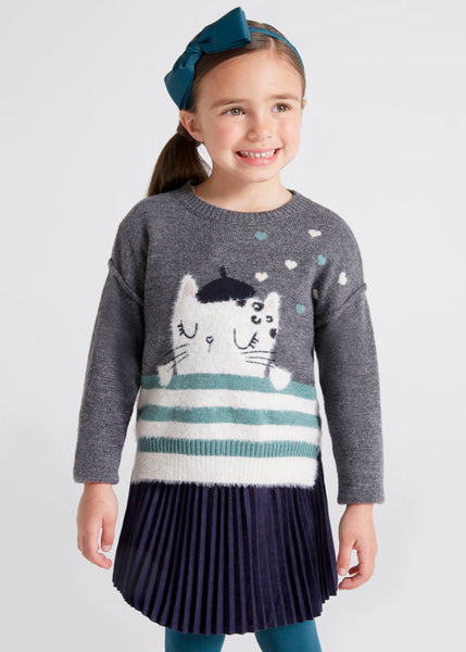 Girls' Intarsia Jumper Art. 12-04303-082