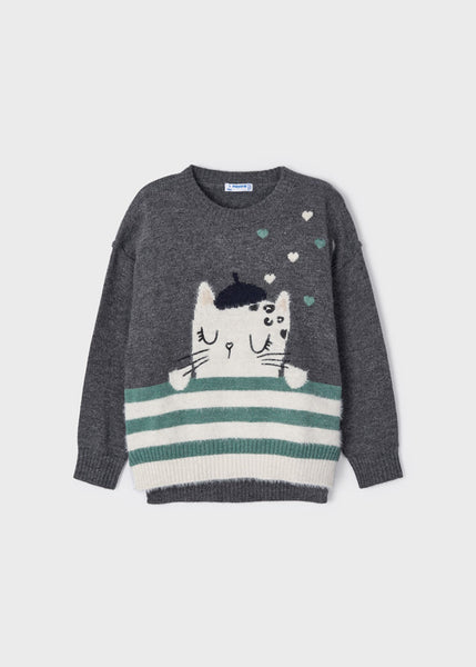 Girls' Intarsia Jumper Art. 12-04303-082