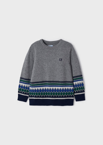 Boys' Positioned Jacquard Jumper Art. 12-04387-096