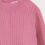 الأساسية سترة tricot الرقبة عالية لطفلة الفن.