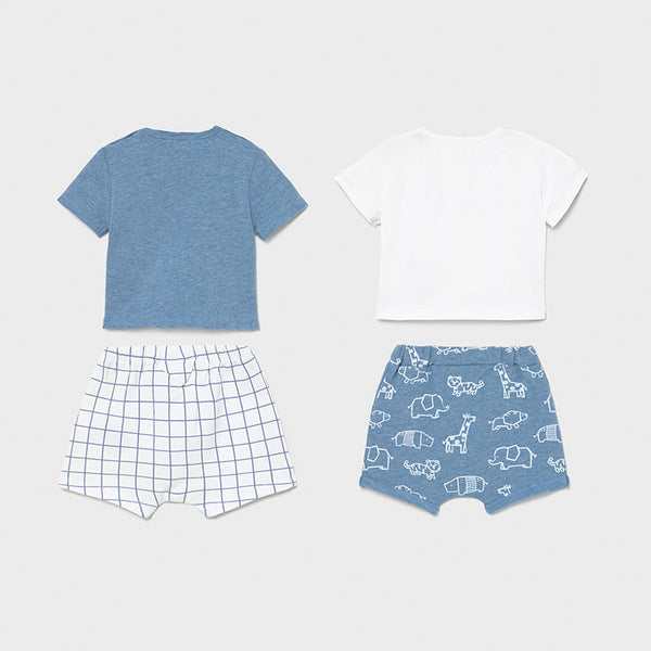 Knit 4 pieces for newborn boy Art. 21-01645-015