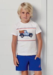 Knit set of 2 patterned t-shirts boy Art. 22-03653-015