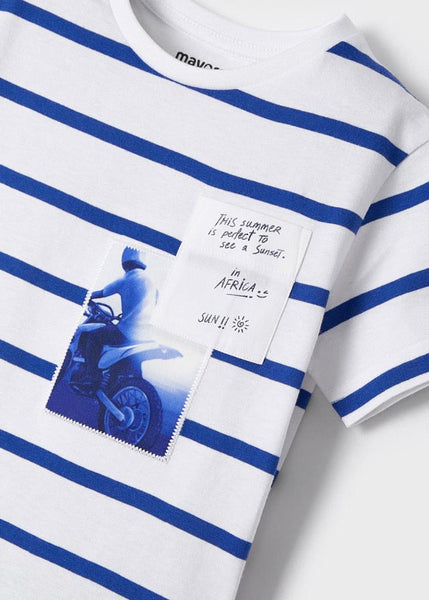 Knit stripes t-shirt set boy Art. 22-03651-016