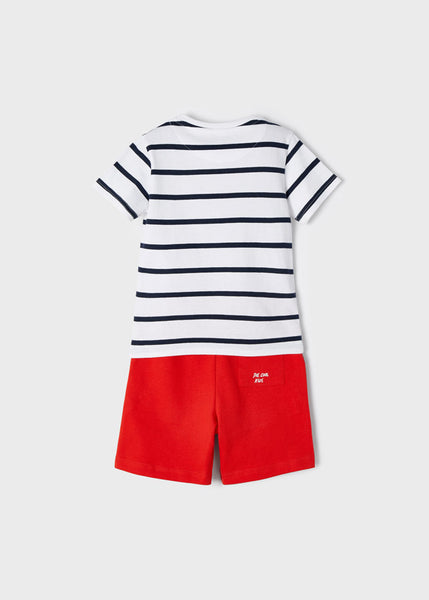 Knit stripes t-shirt set boy Art. 22-03651-017