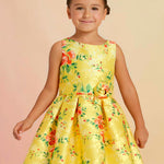 Printed Mikado Dress For Girl Ref. 23-05053-003