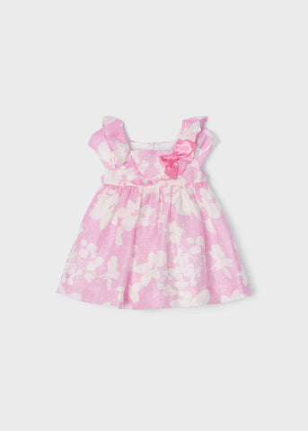 Linen fantasy dress baby girl Art. 22-01905-045