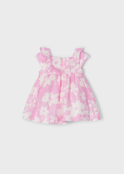 Linen fantasy dress baby girl Art. 22-01905-045