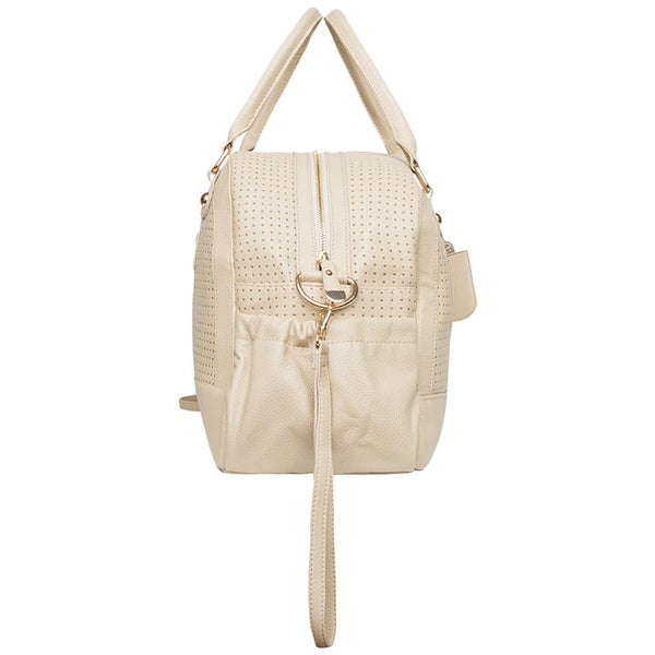 Mayoral 19747-39 Pacifier Bag And Chain, Beige Color