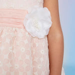 Embroidered Organza Dress For Girl Ref. 23-05044-052