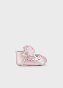 Mary Jane with bow for newborn 9517-46