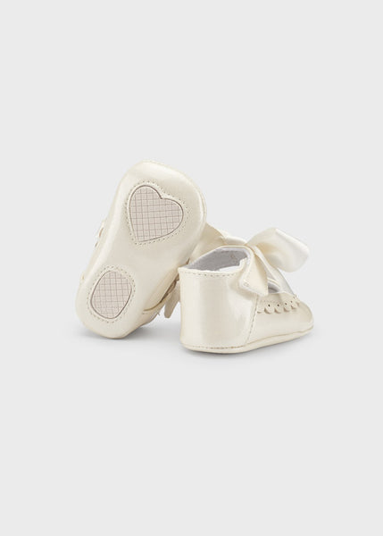 Mary Jane with bow for newborn 9571-47