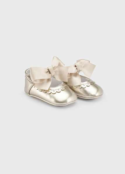 Mary Jane with bow for newborn 9571-48