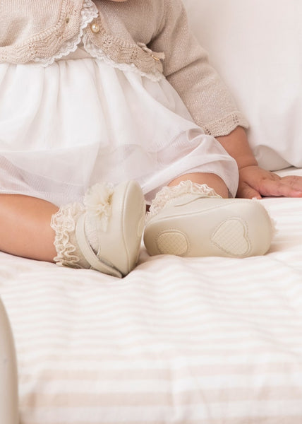 Mary Jane with pom pom for newborn Art. 23-09630-029