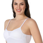 أسود وبيج والأبيض إيماي 1423 مودال القطن المغطى Bustier