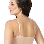 أسود وبيج والأبيض إيماي 1423 مودال القطن المغطى Bustier