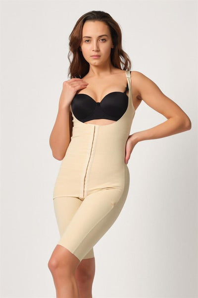 Emay 2915 Attached Vest Oversized Corset With Bedstead Support