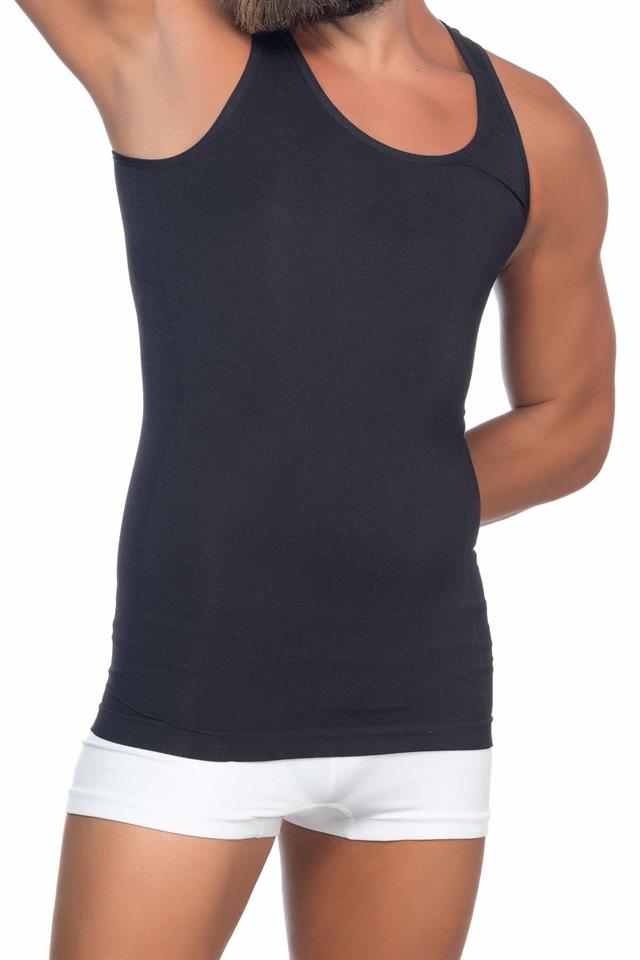 Emay E1002 U Neck Men's Corset Singlet