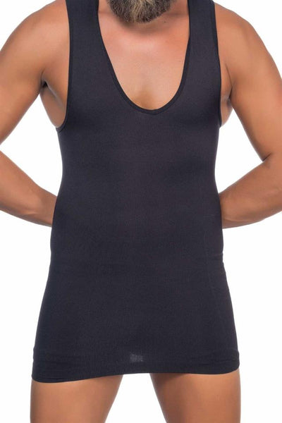 Emay E1003 V-Neck Men's Corset Singlet