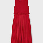 Long jumpsuit with pleated pants for girl Art. 23-03843-085