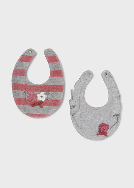 Pack of 2 appliqué bibs for baby ECOFRIENDS Art. 12-09149-052