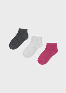 Pack of 3 short socks for girls ECOFRIENDS Art. 12-10325-074