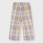 Girl's lurex sweater Art. 11-04372-031 /  Plaid cropped trousers for girl Art. 11-04575-021