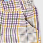 Girl's lurex sweater Art. 11-04372-031 /  Plaid cropped trousers for girl Art. 11-04575-021