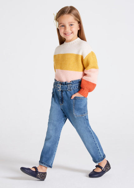 Block striped jumper for girl Art. 12-04306-027