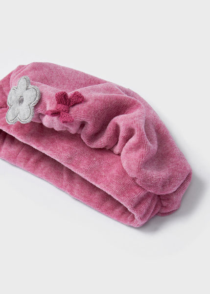 Warm knitted romper with newborn hat 2611-84