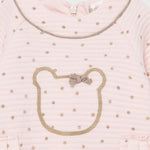 Newborn polka dot romper for girl Art. 11-02657-058