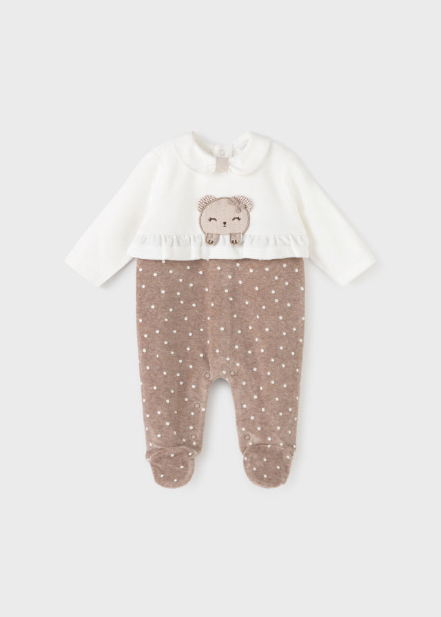 Newborn knitted romper for girl Art. 11-02663-061