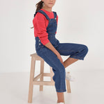 Girl's TENCEL™ Lyocell Cropped Dungarees Art. 23-06650-091