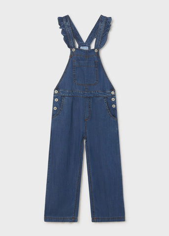 Girl's TENCEL™ Lyocell Cropped Dungarees Art. 23-06650-091