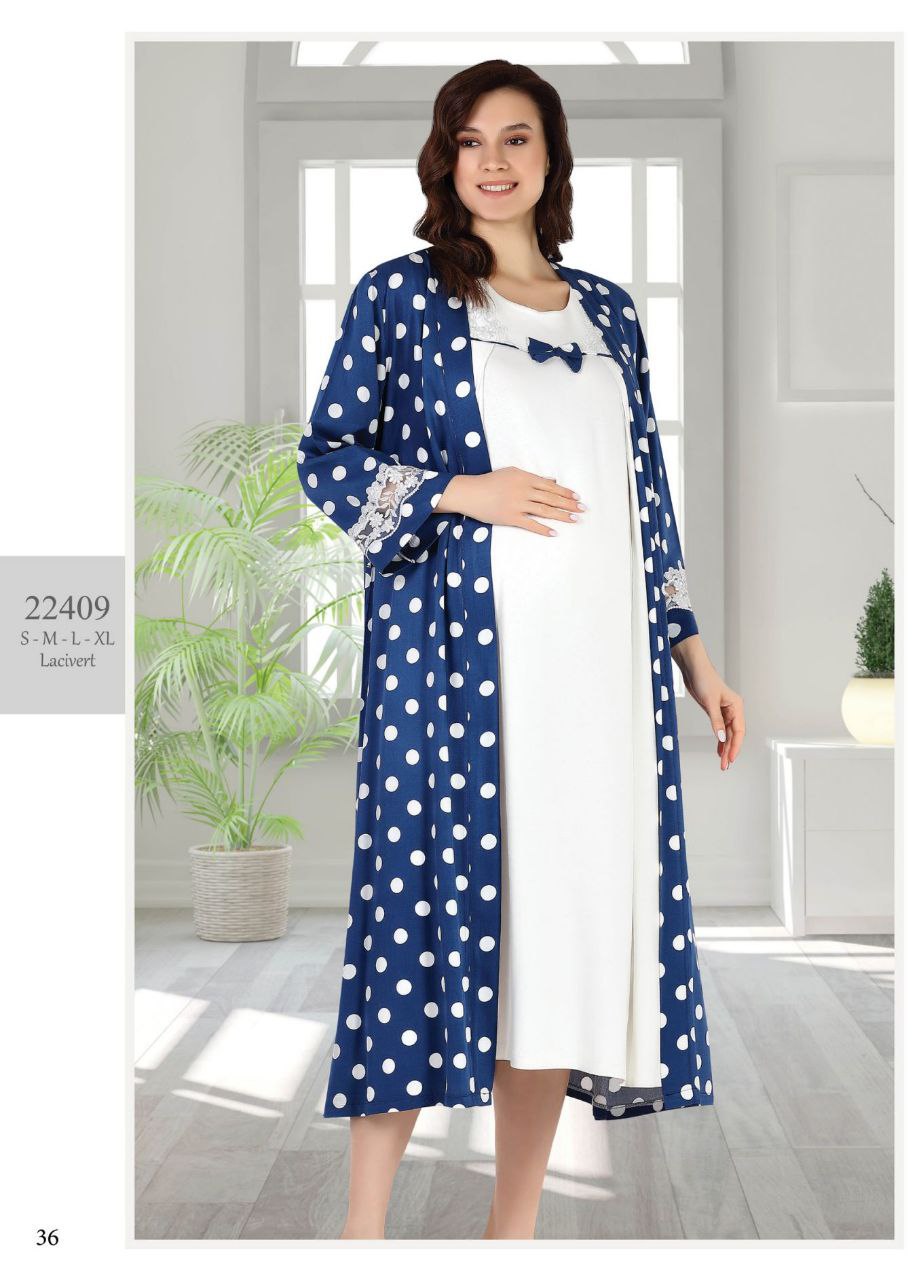 Dress with long robe from the Turkish brand Tuba 22409