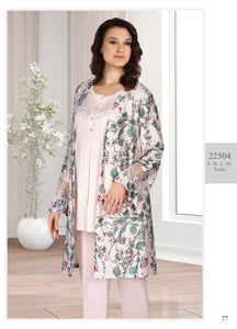 Three-piece cotton pajama from the Turkish brand Tuba  22504