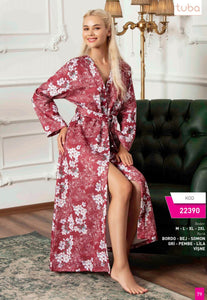 Long cotton robe from the Turkish brand Tuba 22390