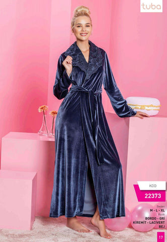 Long cotton robe from the Turkish brand Tuba  22373