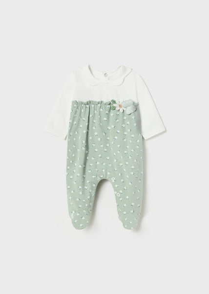 Newborn Sustainable Cotton Collared Pajamas Art. 23-01734-080