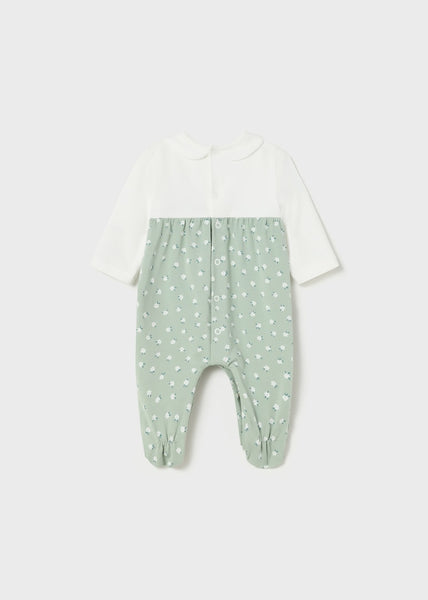 Newborn Sustainable Cotton Collared Pajamas Art. 23-01734-080