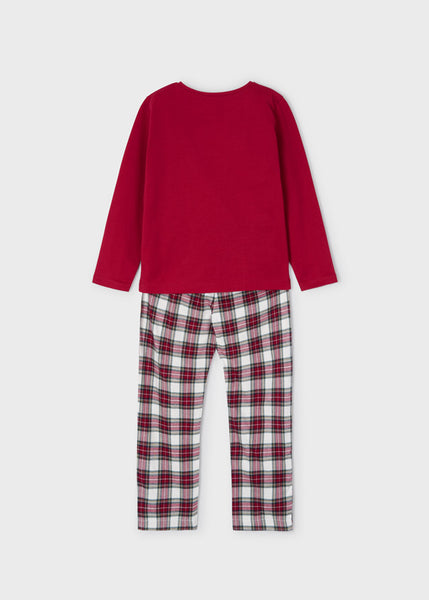 Checkered pajamas for girls ECOFRIENDS 4759-80