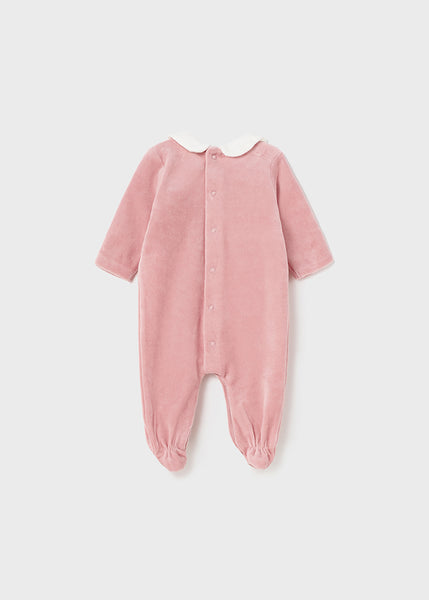 Velvety knit pajamas for newborn ECOFRIENDS Art. 12-02608-021