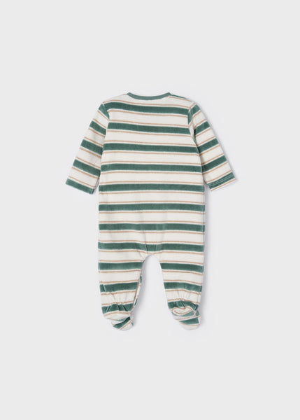 Velvety knit pajamas for newborn ECOFRIENDS Art. 12-02630-066